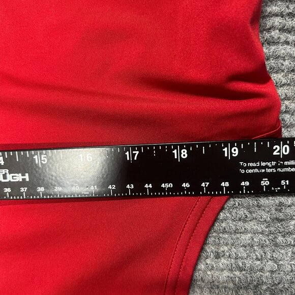 Reebok Mens Large Red Sleeveless Performance Muscle Shirt‎ Workout Gym Pullover - Picture 5 of 6